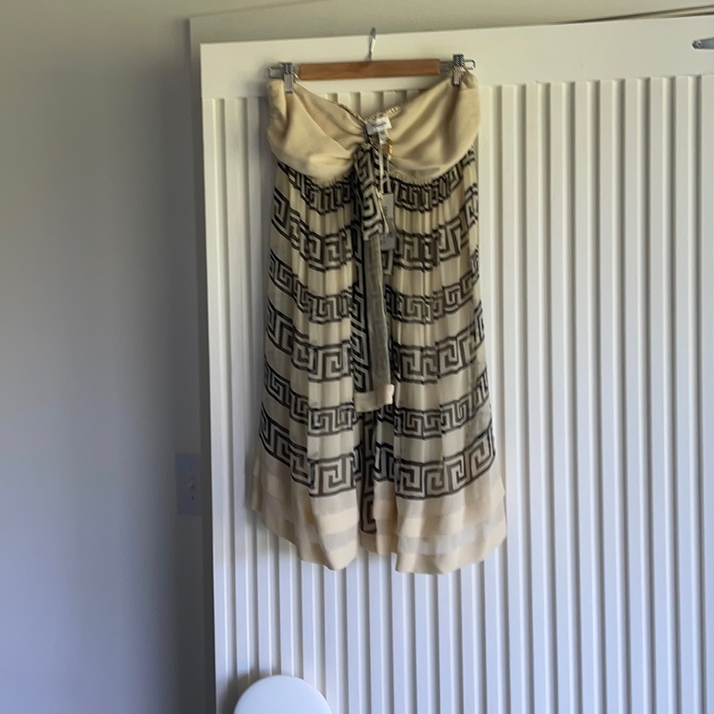 Temperley STUNNING SILK STRAPLESS Dress Size 6-8